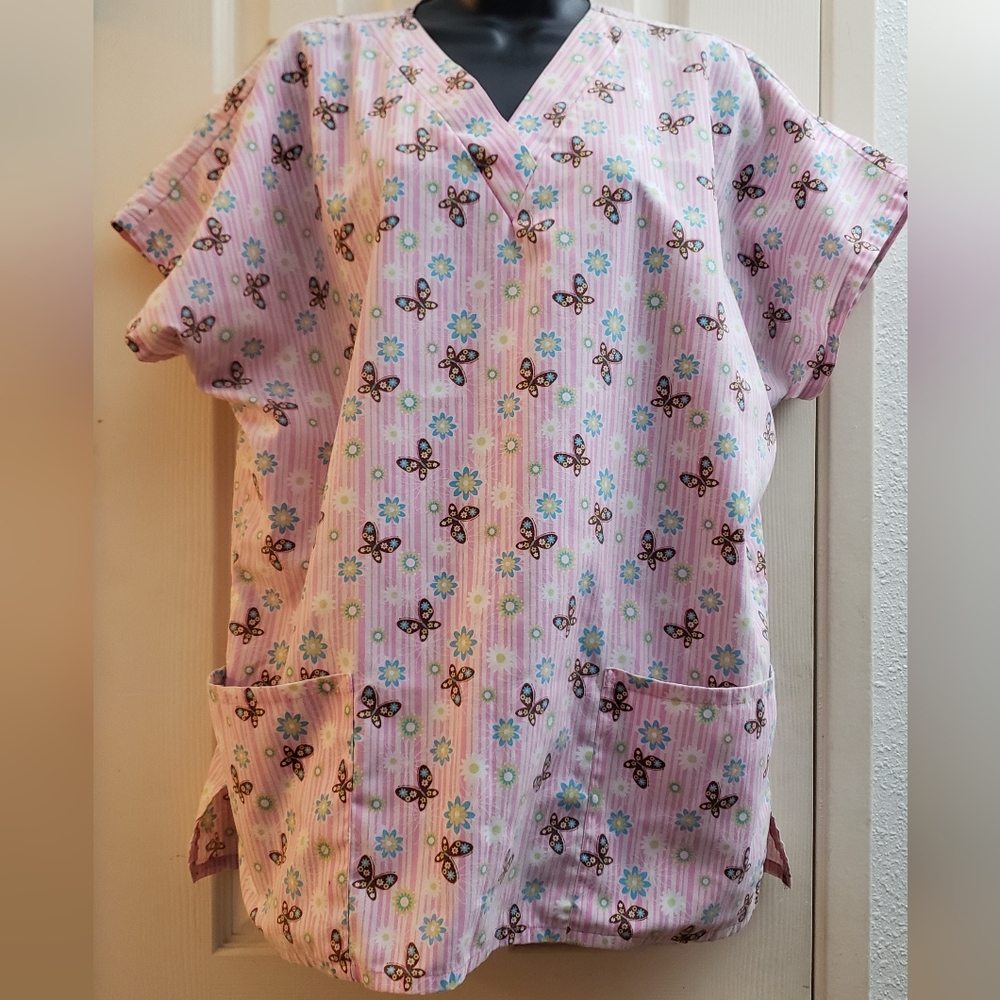 Women's scrub top/ Large